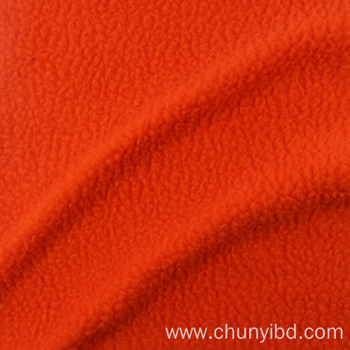 Hot Selling 100% Polyester Soft Handfeeling Plain Durable Berber Fleece For Coat and Jackect